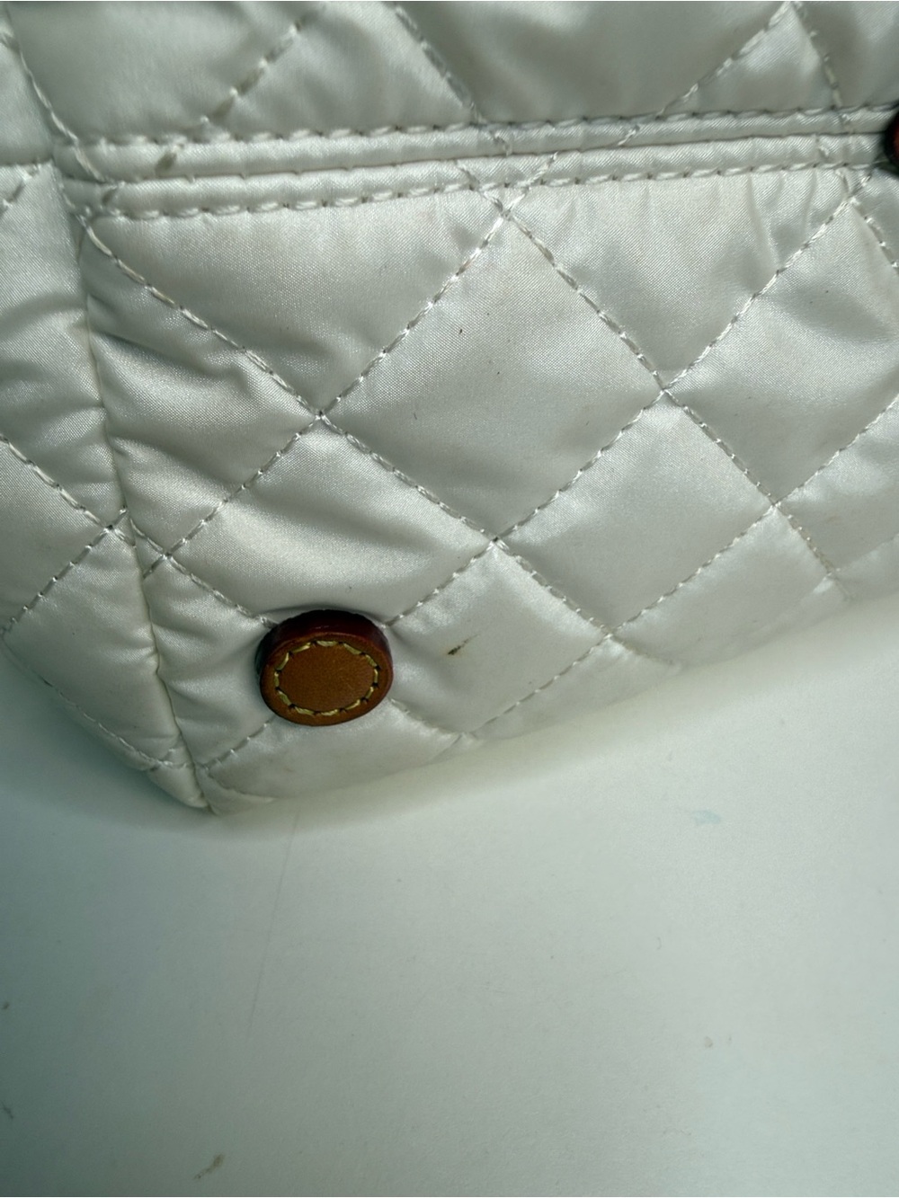 MZ Wallace Mini Metro Tote Deluxe Pearl no strap - Picture 11 of 15